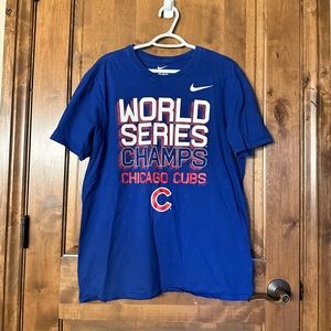 Chicago Cubs 2016 World Series Mens Nike T Shirt